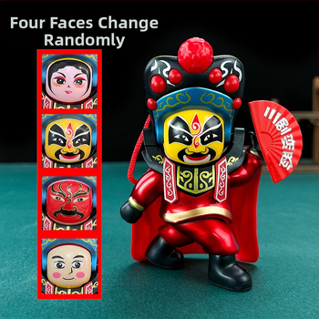 Πλαστική διακοσμητική φιγούρα με αλλαγή προσώπου, εμπνευσμένο από τη Σιτσουάν Όπερα, κινέζικου στυλ (Υλικό: Πλαστικό; Στυλ: Κινέζικο; Διαδικασία παραγωγής: χύτευση με έγχυση; Σχεδιασμός: αλλαγή προσώπου; Χρήση: διακοσμητικό γραφείου)