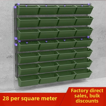 Τοίχου κρεμαστό ράφι για μπαλκόνι, πολυεπίπεδη εσωτερική γλάστρα για λαχανικά και φράουλες