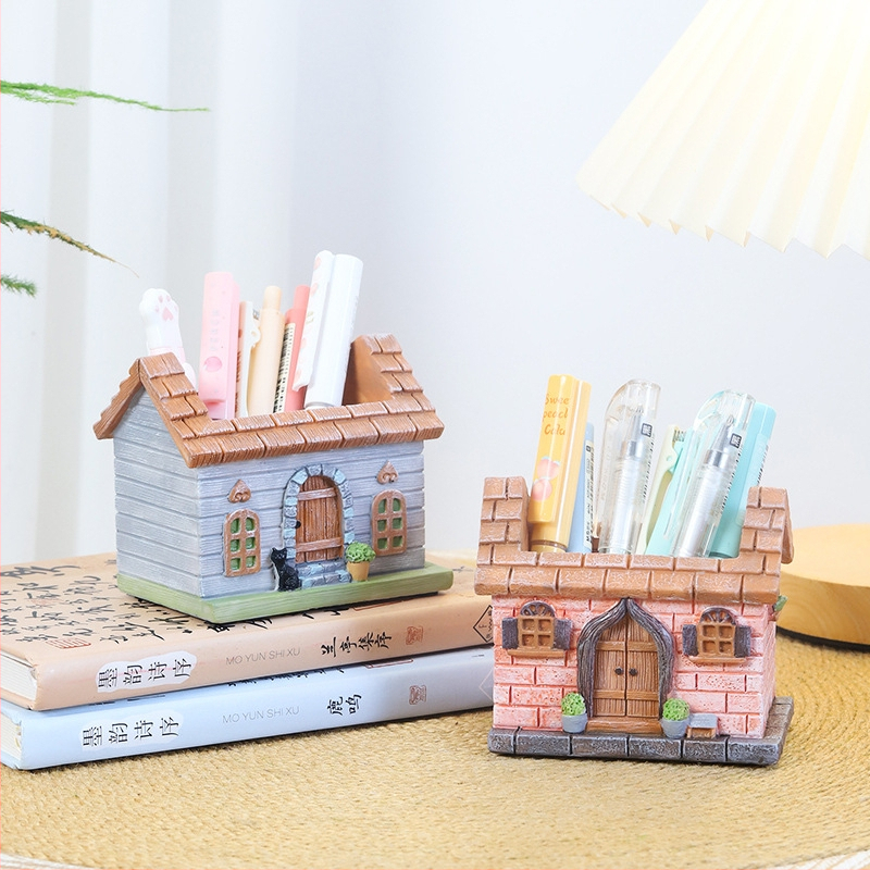 Ghiveci de birou din rășină pentru suculente, stil chinezesc țărănesc – design, decorațiuni din rășină, ambalare din carton