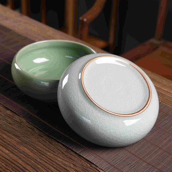 Keraminis hidroponinis vazonas, rankų darbo, stalinis dizainas kinų stiliuje, tinkamas namų ir biuro sodinimui