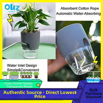 Gėlių vazonas iš plastiko, kvėpuojantis ir tvirtas, savarankiškai sugeria drėgmę, taupo vandenį; skirtas staliniam ar grindų naudojimui.