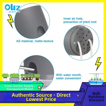 Gėlių vazonas iš plastiko, kvėpuojantis ir tvirtas, savarankiškai sugeria drėgmę, taupo vandenį; skirtas staliniam ar grindų naudojimui.