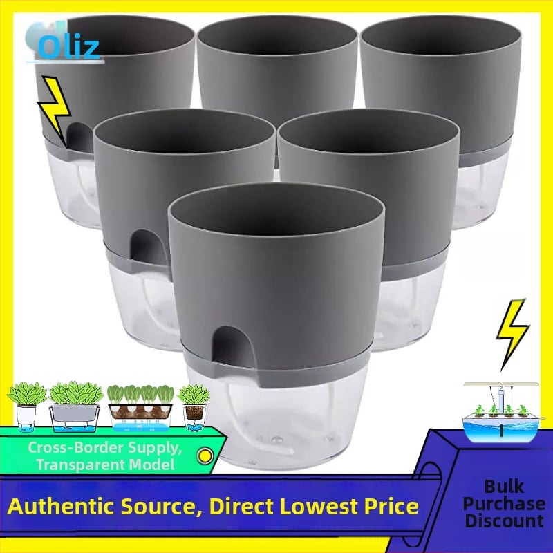 Gėlių vazonas iš plastiko, kvėpuojantis ir tvirtas, savarankiškai sugeria drėgmę, taupo vandenį; skirtas staliniam ar grindų naudojimui.