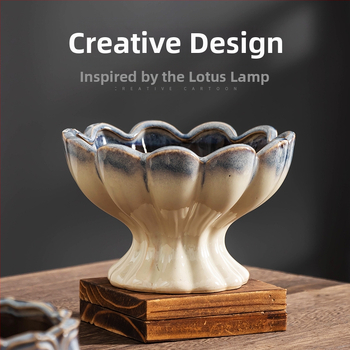 Keraminė gėlių vaza, grindų pastatoma, pastoralinis stilius, namų sodininkystei