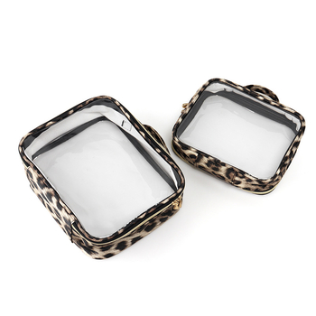 Козметична чанта с дизайн на отпечатък от ръка, водоустойчива и преносима, PU кожа, подплата от синтетична кожа, унисекс, пролет 2025