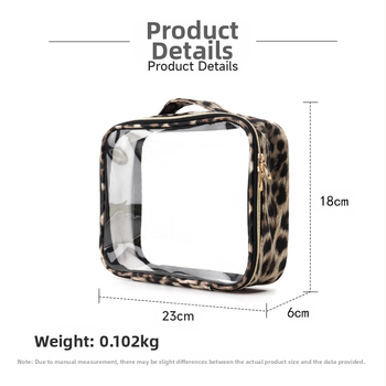 Козметична чанта с дизайн на отпечатък от ръка, водоустойчива и преносима, PU кожа, подплата от синтетична кожа, унисекс, пролет 2025