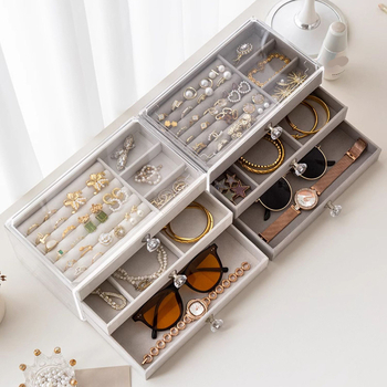 Papuošalų dėžutė, kieta plastmasė, Korėjos stilius, X3 modelis