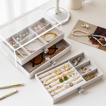 Papuošalų dėžutė, kieta plastmasė, Korėjos stilius, X3 modelis