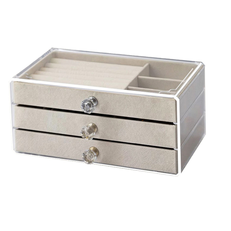 Papuošalų dėžutė, kieta plastmasė, Korėjos stilius, X3 modelis