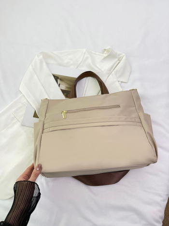 Butterfly чанта за лаптоп – канвас, градска простота, голям капацитет, зима 2024