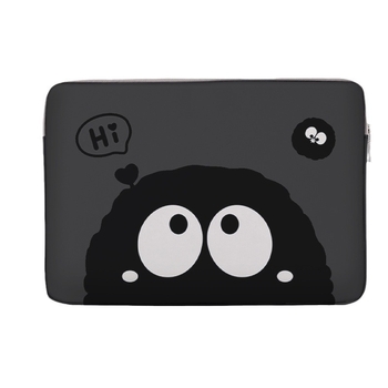 Nešiojamojo kompiuterio dėklas su karikatūrų raštu, 600D medžiaga, poliesterio pamušalas, kvėpuojantis, atsparus dėvėjimui, šoko sugerimas