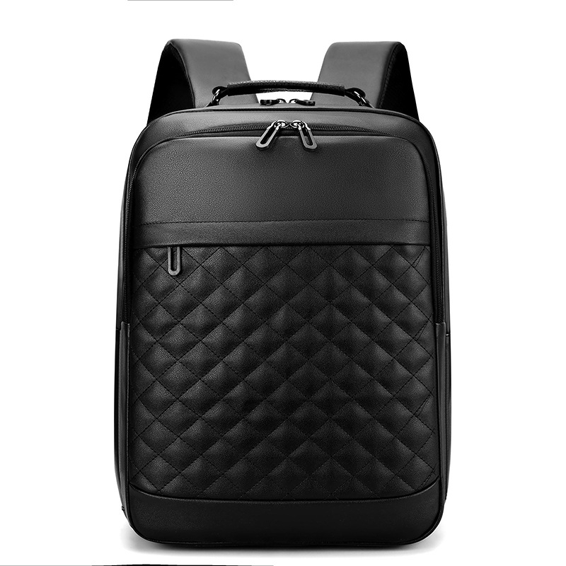 Férfi vízálló Oxford anyagú laptop hátizsák, 15 hüvelyk, 20–35 L, légpárnás vállpántok, városi stílus