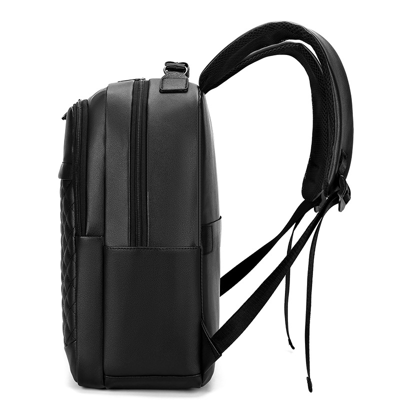 Férfi vízálló Oxford anyagú laptop hátizsák, 15 hüvelyk, 20–35 L, légpárnás vállpántok, városi stílus