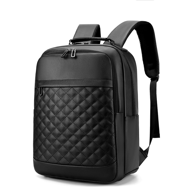 Férfi vízálló Oxford anyagú laptop hátizsák, 15 hüvelyk, 20–35 L, légpárnás vállpántok, városi stílus