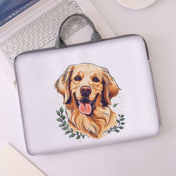 MONSTD Geometriniu raštu nešiojamojo kompiuterio krepšys, 600D medžiaga, poliesterio pamušalas, kvėpuojantis ir atsparus smūgiams