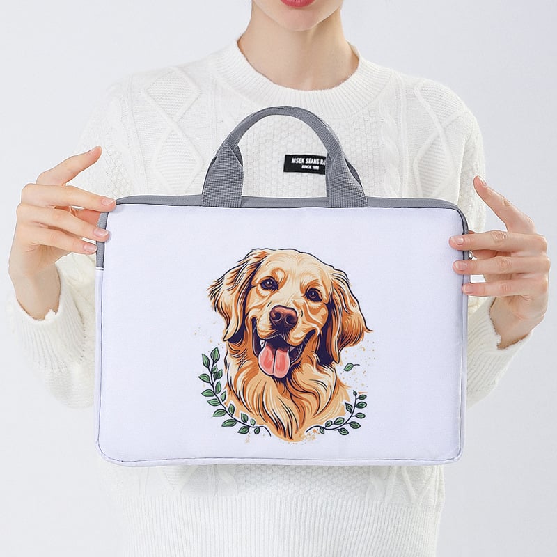 MONSTD Geometriniu raštu nešiojamojo kompiuterio krepšys, 600D medžiaga, poliesterio pamušalas, kvėpuojantis ir atsparus smūgiams