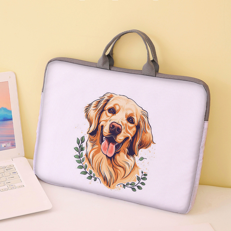 MONSTD Geometriniu raštu nešiojamojo kompiuterio krepšys, 600D medžiaga, poliesterio pamušalas, kvėpuojantis ir atsparus smūgiams