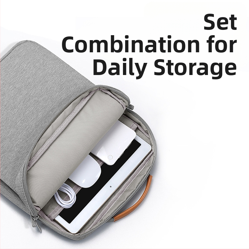 Чанта през рамо за таблети, урбан стил, полиестер, дишаща, водоустойчива, износоустойчива, памучна подплата