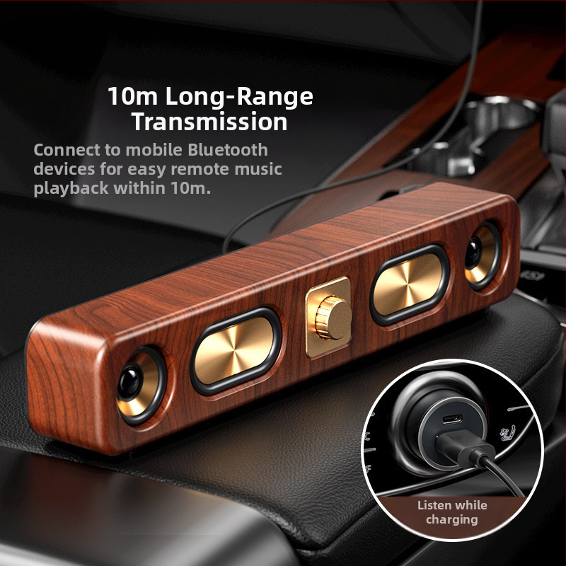 Bluetooth високоговорител с IPX7 водоустойчивост, два рогови високоговорителя, мощност 10W, вградена батерия 1000–1200 mAh, честотен диапазон 100 Hz–20 kHz