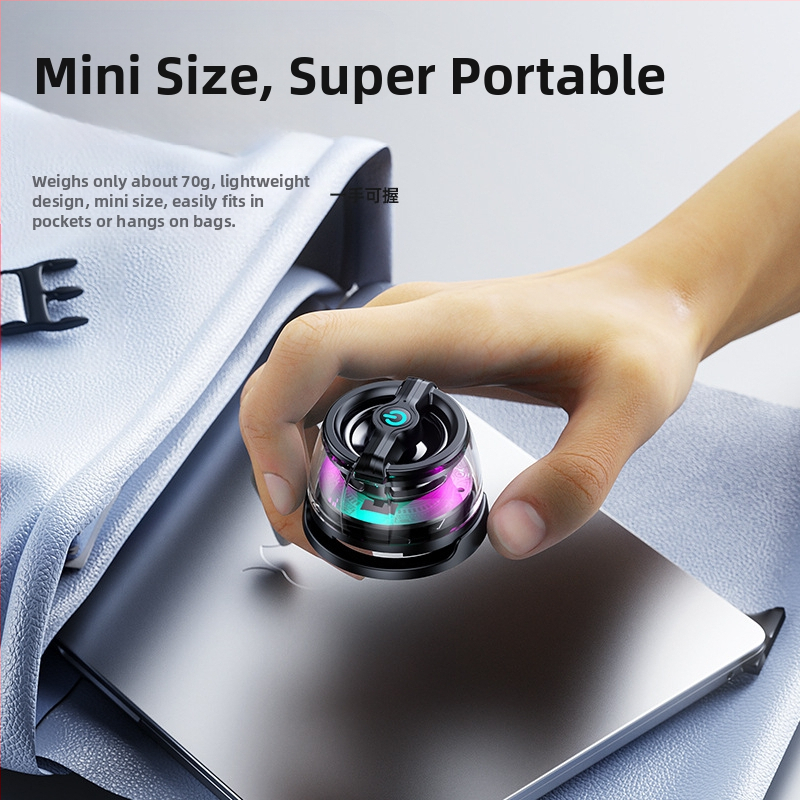 JY88 магнитен Bluetooth говорител със стойка за телефон и носив дизайн за спорт и къмпинг; Bluetooth 5.3, 100Hz-20kHz, 10m диапазон, вградена батерия 300-500mAh, 5W