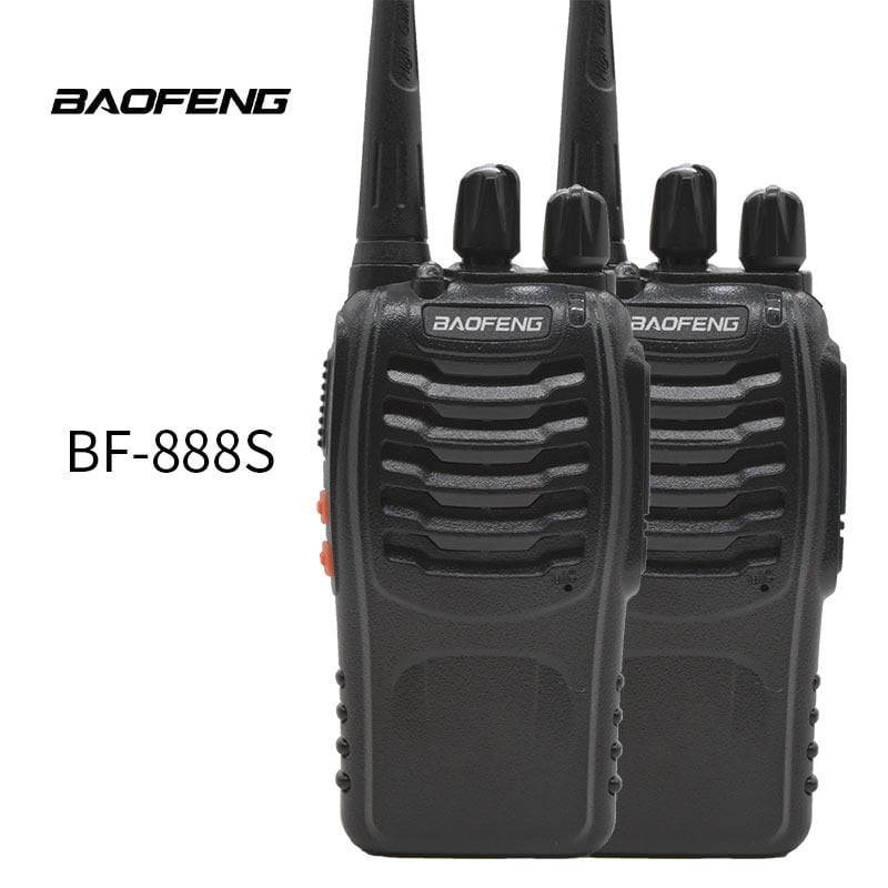 Професионална рация Baofeng BF-888S - 430–440 MHz, 16 канала, мощност ≤5 W, диапазон до 3 км, батерия 1500 мАч (3,7 V)