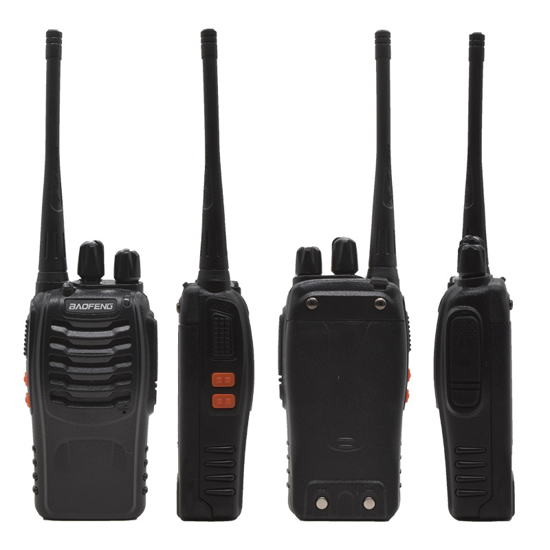 Професионална рация Baofeng BF-888S - 430–440 MHz, 16 канала, мощност ≤5 W, диапазон до 3 км, батерия 1500 мАч (3,7 V)