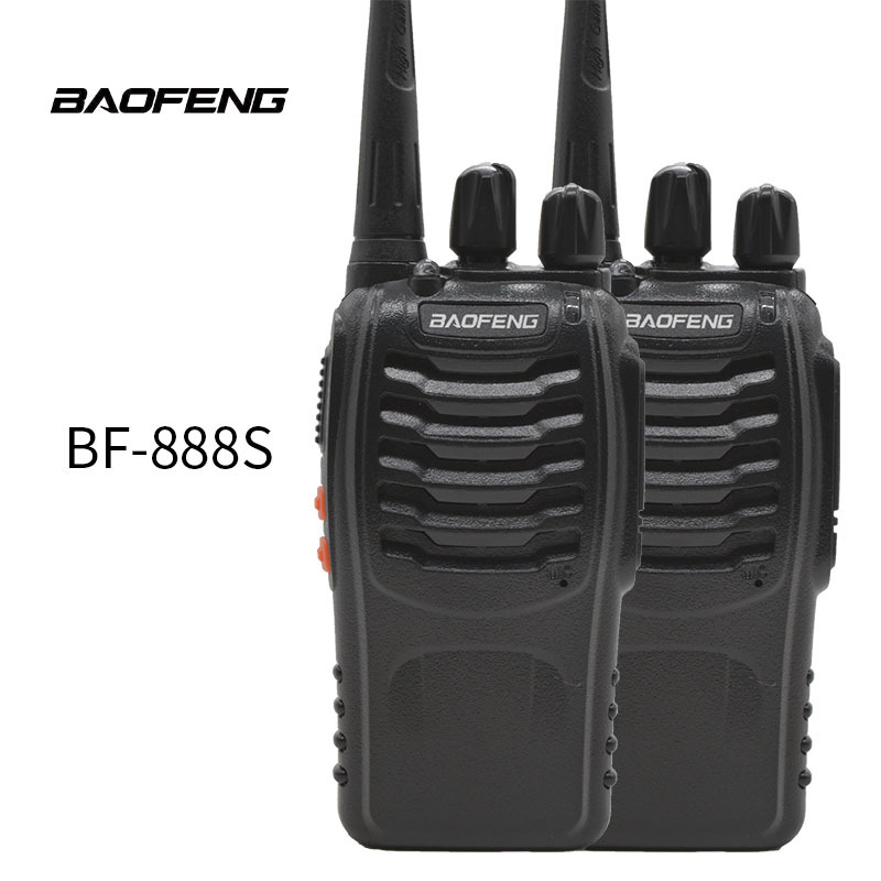 Професионална рация Baofeng BF-888S - 430–440 MHz, 16 канала, мощност ≤5 W, диапазон до 3 км, батерия 1500 мАч (3,7 V)