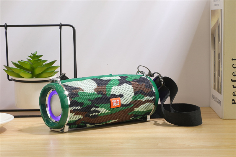 TG192 Bluetooth φορητό εξωτερικό ηχείο με φλας φωτισμό, Bluetooth 5.3, 40Hz–20kHz, 4–6 ώρες αναπαραγωγής, εμβέλεια 15 m, ισχύς 10W