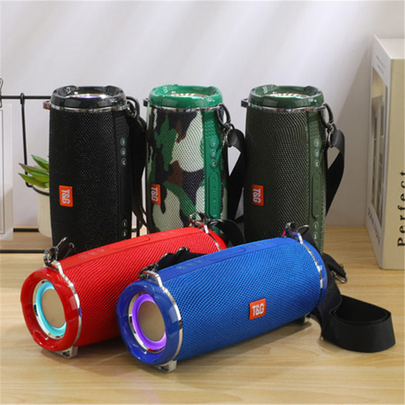 TG192 Bluetooth φορητό εξωτερικό ηχείο με φλας φωτισμό, Bluetooth 5.3, 40Hz–20kHz, 4–6 ώρες αναπαραγωγής, εμβέλεια 15 m, ισχύς 10W