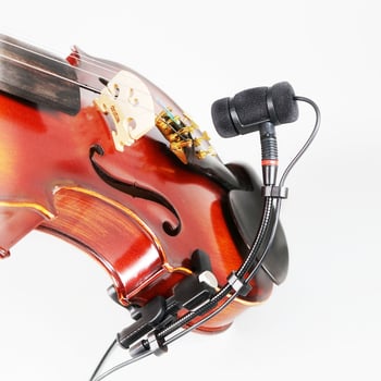 G70 Mikrofon-klip za violinu i violončelo — metal + mekano ljepilo, amortizirajuća konstrukcija