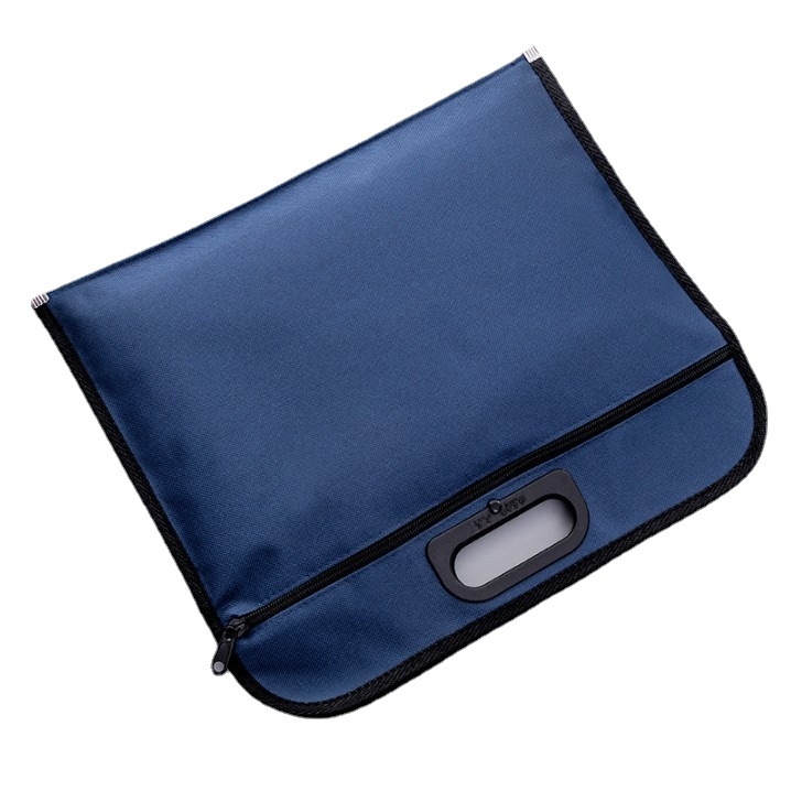 Документна чанта от оксфордска тъкан за офис, цип и стил Paper Brick