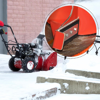 FS Kit de înlocuire palete pentru suflător de zăpadă, 3 buc., metal (304)/cauciuc, anti-rugină, pentru exterior