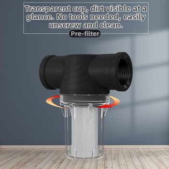 Vodoravni predfiltr s unutarnjim navojem, mrežasti filter od nehrđajućeg čelika za cjevovode