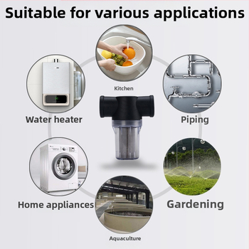 Vodoravni predfiltr s unutarnjim navojem, mrežasti filter od nehrđajućeg čelika za cjevovode