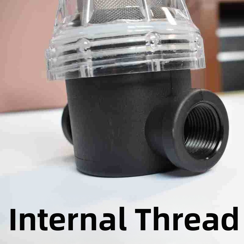 Vodoravni predfiltr s unutarnjim navojem, mrežasti filter od nehrđajućeg čelika za cjevovode