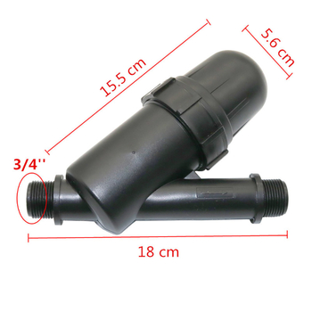 Y formos plastikinis tinklinis filtras sodo laistymui