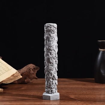 Bear zhizhe Cementinis drakono stulpas akvariumui, kinų stilius, po vandeniu kraštovaizdis