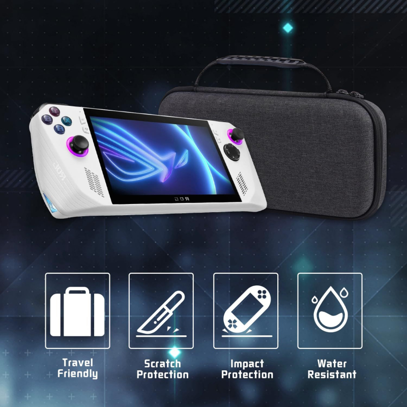 Θήκη αποθήκευσης ROG Ally — EVA υλικό, ραφή, 0,35 kg, συμβατό με Asus ROG Ally