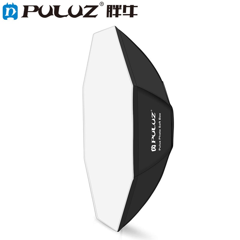 PULUZ PU5125 aštuoniakampė softbox, audinio ir metalo konstrukcija, universalus suderinamumas, svoris 1,1 kg