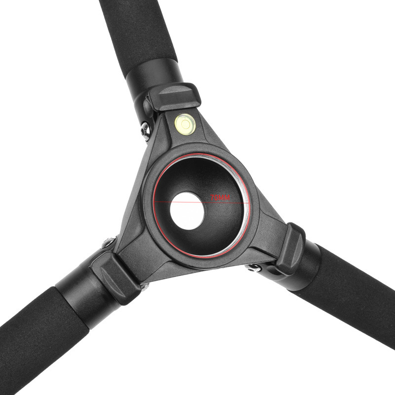 Light Age Q680 алуминиев трипод комплект с 3D PTZ, носимост 16–20 кг, плочка за бързо освобождаване