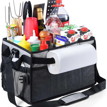 Κουτί αποθήκευσης BBQ, κυβικού σχήματος, πολυεστέρας, πολυλειτουργικό, αποθήκευση ταξιδιού και κουζίνας