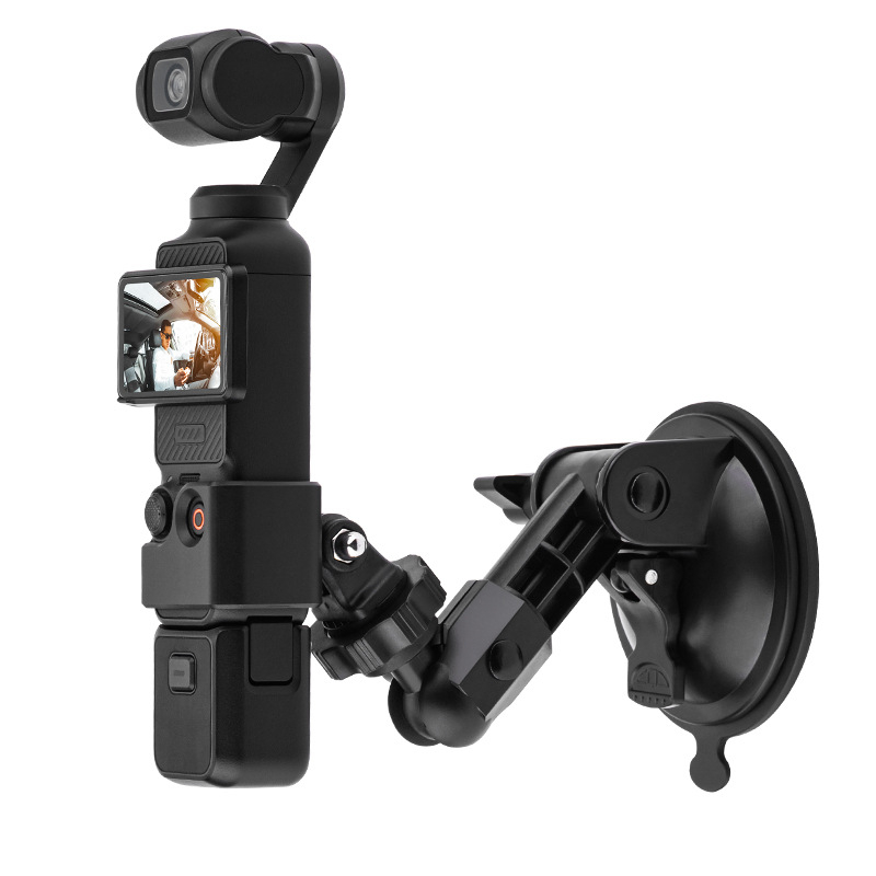Συμβατό με DJI Osmo Pocket 3: βάσης αυτοκινήτου με βεντούζα, προσαρμογέας πλαισίου και εξαρτήματα επέκτασης X5