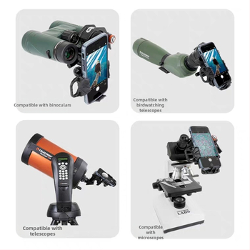 StarTran NexYZ Tryjų Ašų Mobiliojo Telefono Laikiklis Teleskopams, Fotografijos Klipas Per Okuliarą, Universalus Mikroskopijos Priedas
