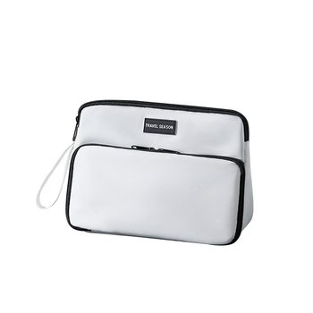 Trikampė vyriška kosmetikos rankinė kelionėms, didelė talpa, sausai–drėgnam atskyrimui, vandeniui atspari, 600D medžiaga