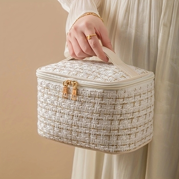 Козметична чанта – водоустойчива, голям капацитет, полиестер, подплата от найлон, унисекс стил