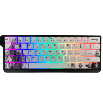 Dragon Girl Theme mechaninei klaviatūrai – plastikas, terminio perkėlimo spausdinimas, Cross-Axis suderinamumas