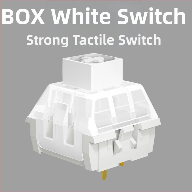 Kaihua BOX mechaninių klaviatūros jungikliai – hot-swappable jungiklio korpusai (DIY)
