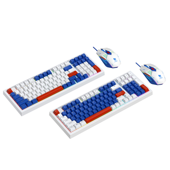 TF610 žaidimų klaviatūros ir pelės komplektas, USB laidinis ryšys, apšvietimas, ergonomiškas dizainas, DPI 1200/1800/2400/3600