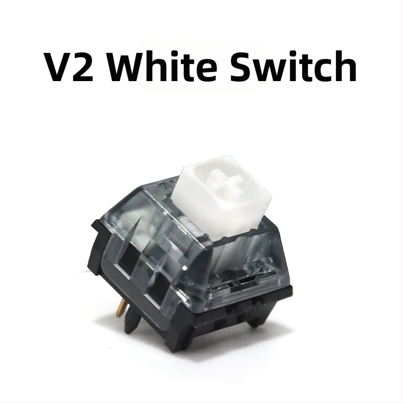 Kailh BOX V2 mechaninis klaviatūros jungiklis, linijinis, hot-swappable, universalus suderinamumas, 2 g už jungiklį