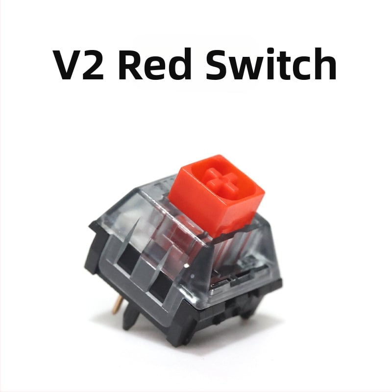 Kailh BOX V2 mechaninis klaviatūros jungiklis, linijinis, hot-swappable, universalus suderinamumas, 2 g už jungiklį